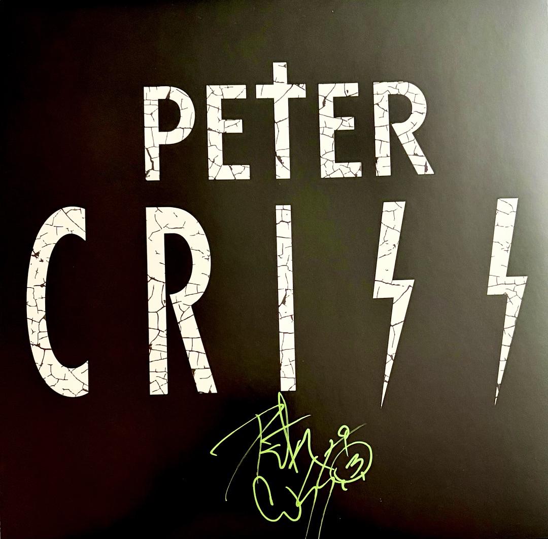 Peter Criss signed LP (KISS) - JSA COA